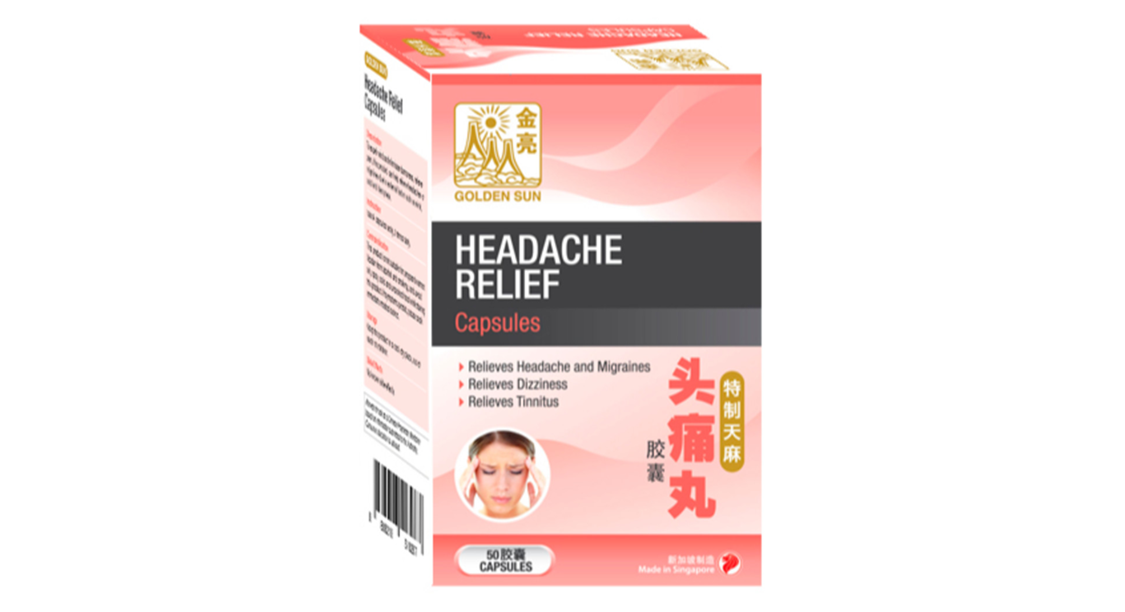 Golden Sun Headache Relief Capsules Doctor Anywhere Marketplace