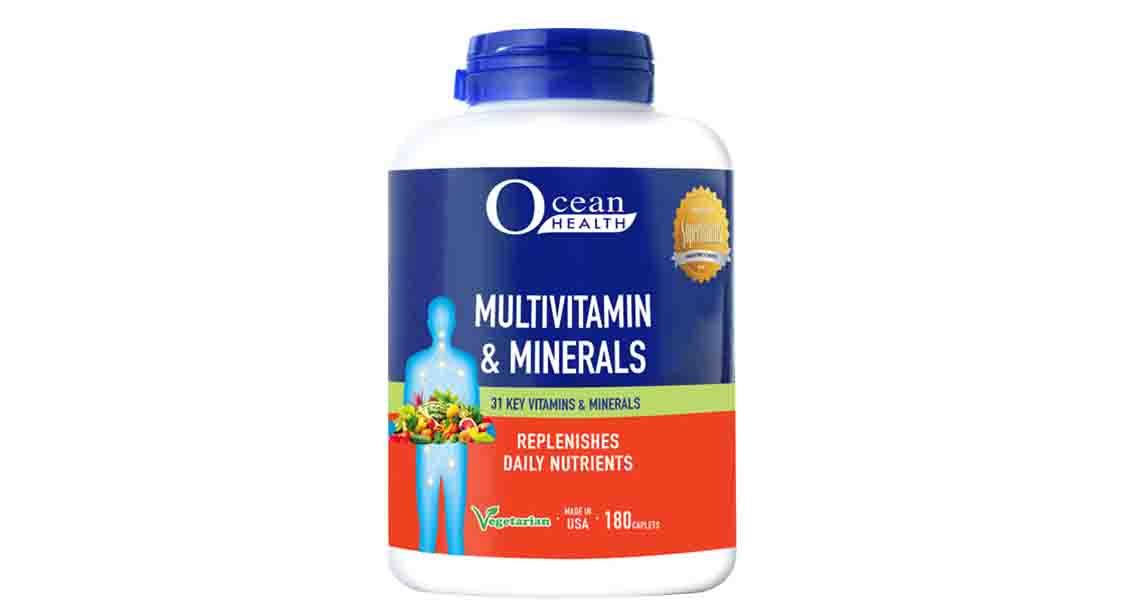 Ocean Health Multivitamin & Minerals - 180 caplets