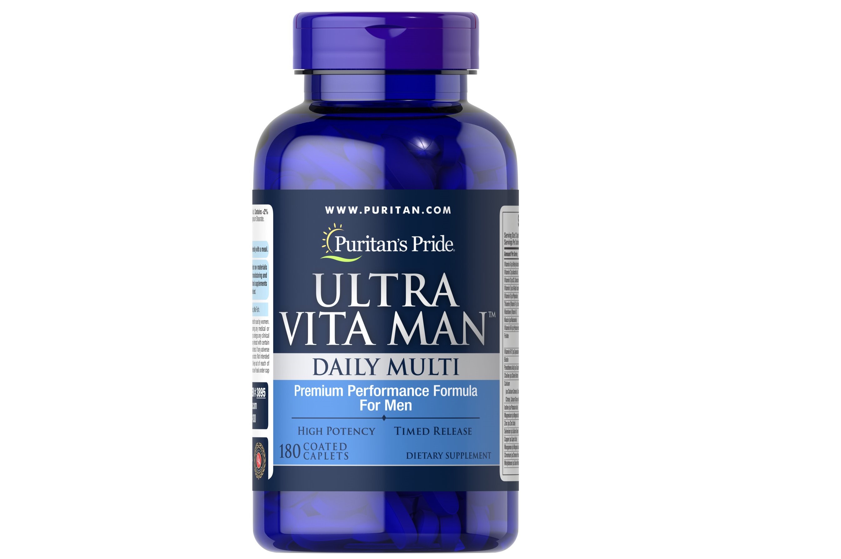 Puritan's Pride Ultra Vita Man™ Time Release, 180 Caplets 