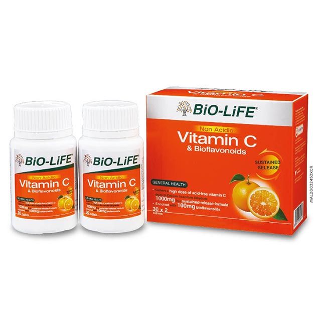 duizend lexicon Goed doen BiO-LiFE Non Acidic Vitamin C & Bioflavonoid Tablet 30's x2 (Twin Pack) |  Doctor Anywhere Marketplace