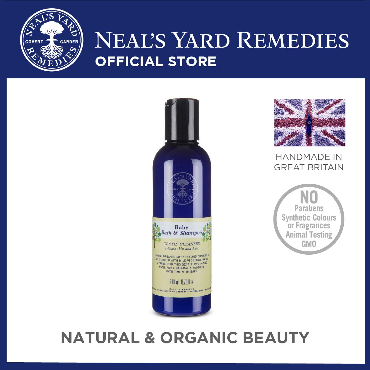 Neals yard baby 2024 bath and shampoo