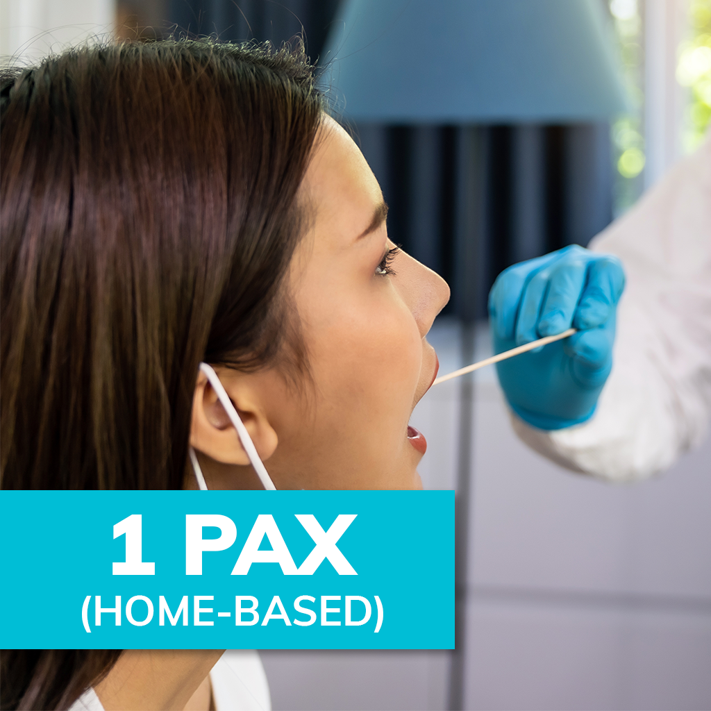 Regular Covid19 PCR Swab Test (1pax) Test at Home Doctor Anywhere