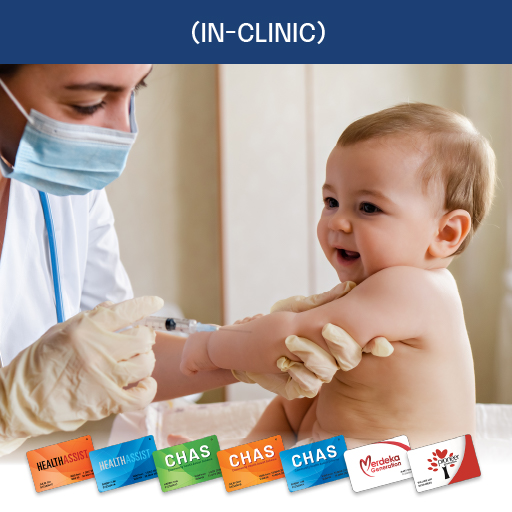 Child 6 in 1 Vaccine - Diphtheria / Pertussis / Tetanus (DPT), Polio, Haemophilus Influenzae Type B (Hib), and Hepatitis B (In-clinic)