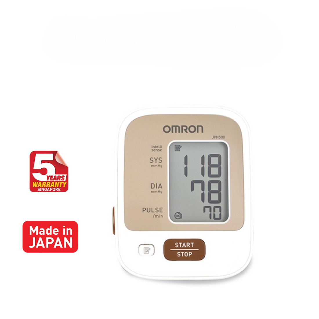 OMRON Upper Arm Blood Pressure Monitor JPN-500