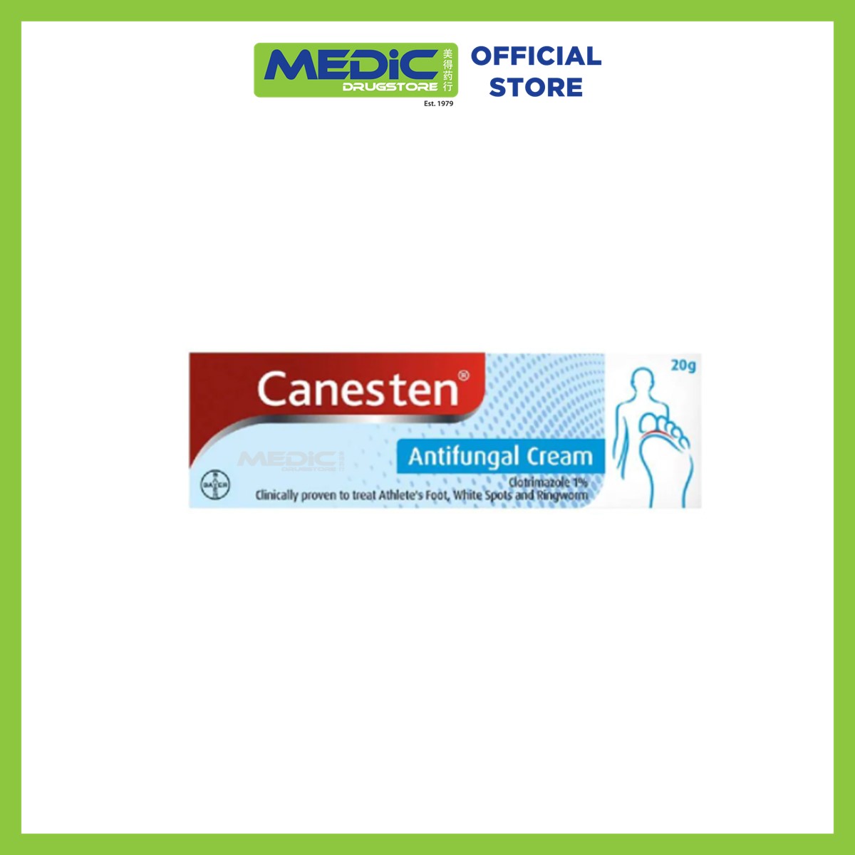 CANESTEN Cream Clotrimazole 1 20g (SKU 175) Doctor Anywhere Marketplace