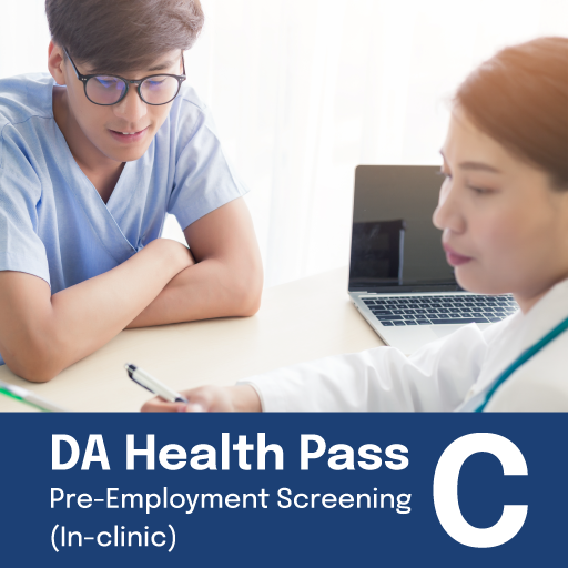 DA Health Pass C - Physical Exam, HIV, Chest X-ray