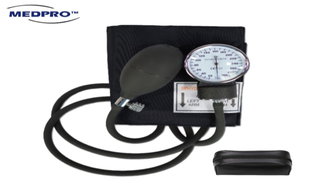 MEDPRO™ Accurate Aneroid Sphygmomanometer/ Manual Blood Pressure Set
